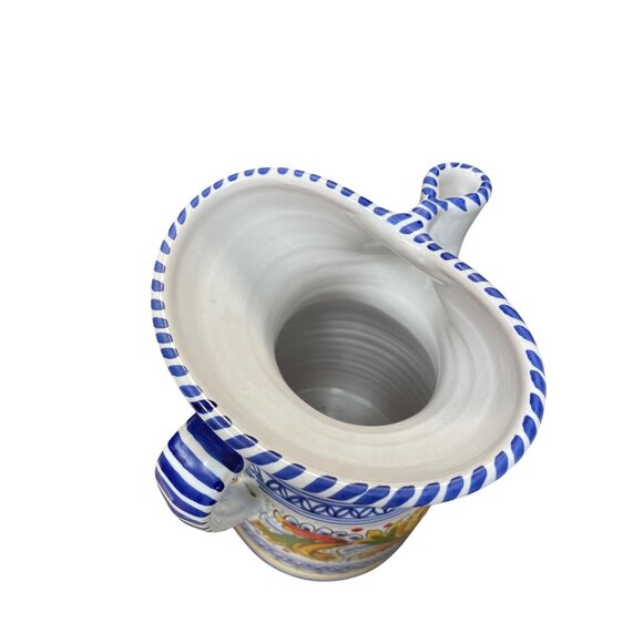 VTG Spanish Handmade Puente Del Arzobispo Sangria Pitcher SKU 9407 - Picture 7 of 13